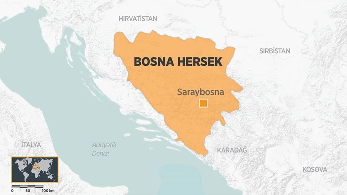 Bosna Hersek hangi yarım kürede? Bosna Hersek\'in konumu ve harita bilgisi