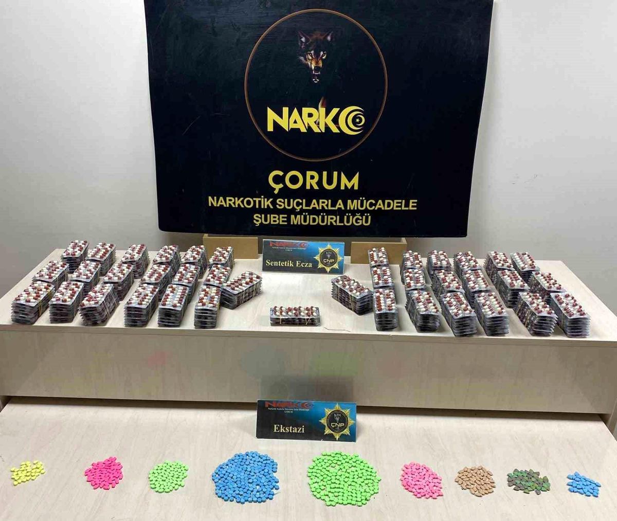 Çorum\'da Uyuşturucu Operasyonunda Büyük Miktarda Madde Ele Geçirildi