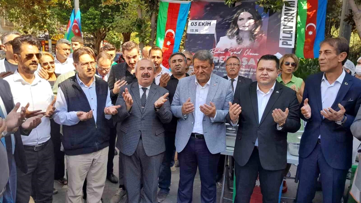 Manisa\'da Azerbaycanlı Milletvekili için pilav hayrı düzenlendi