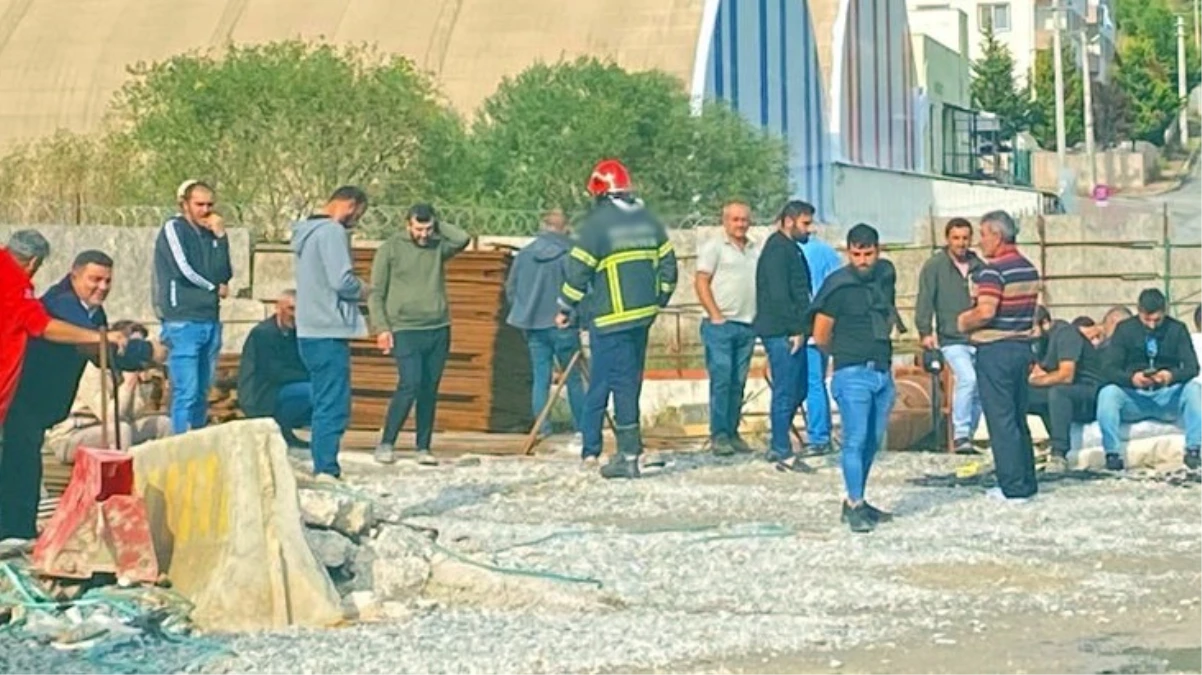 Gebze\'deki metro inşaatında işçiler grev başlattı