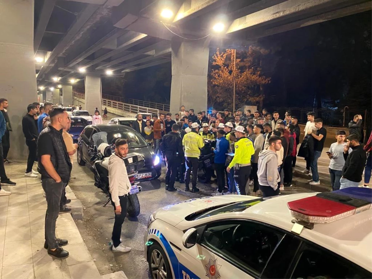 Ankara\'da Drift Yapan Sürücülere Cezalar Yazıldı