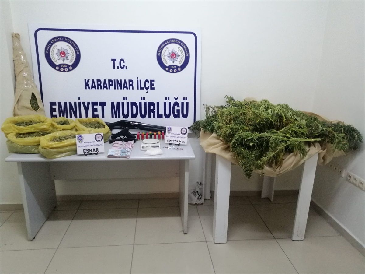 Konya\'da Uyuşturucu Operasyonu: Bir Şüpheli Gözaltına Alındı