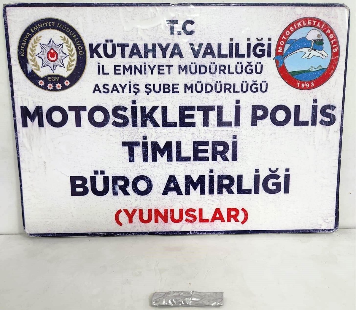 Kütahya\'da Motosikletli Polis Timlerince Metamfetamin Ele Geçirildi