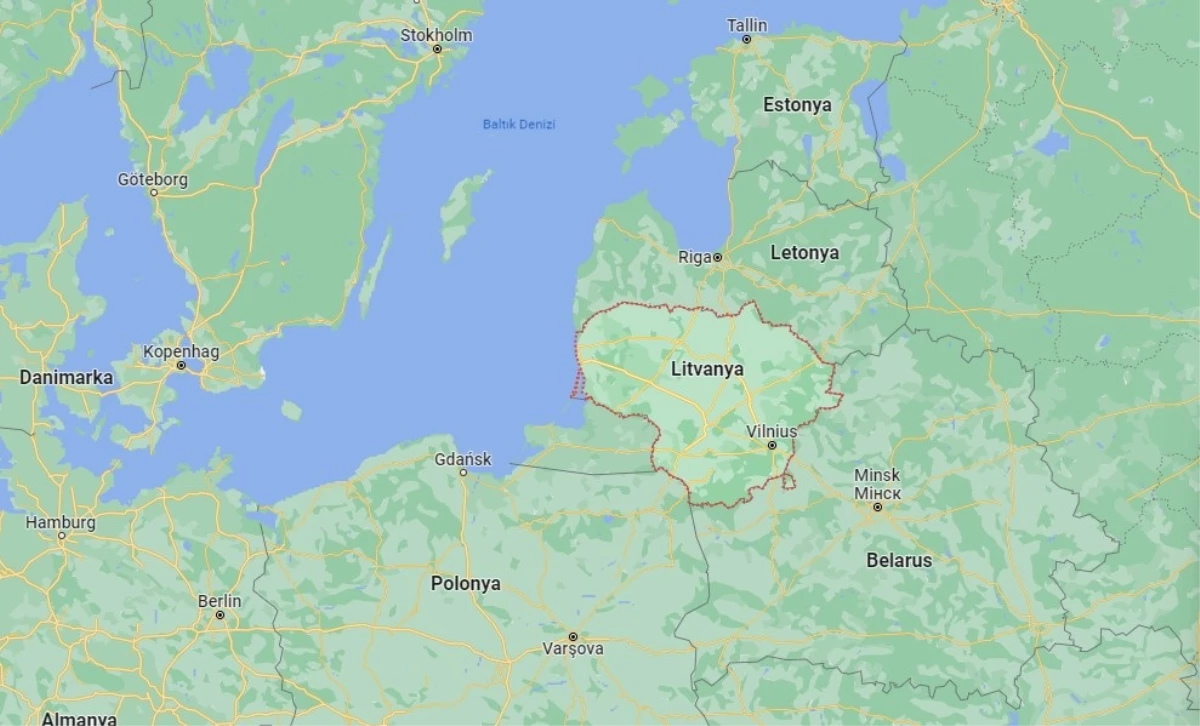 Litvanya hangi yarım kürede? Litvanya\'nın konumu ve harita bilgisi