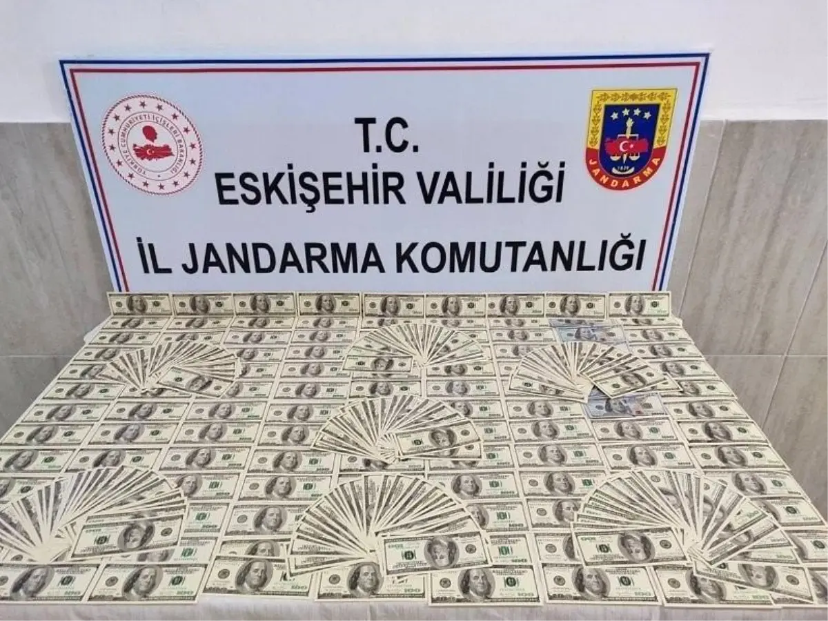 Eskişehir\'de 1 Milyon 100 Bin Lira Değerinde Sahte Dolar Yakalandı