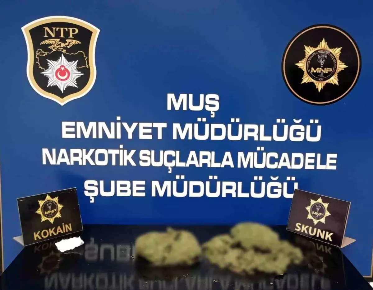 Muş\'ta Uyuşturucu Operasyonu: Bin 274 Gram Skunk Ele Geçirildi