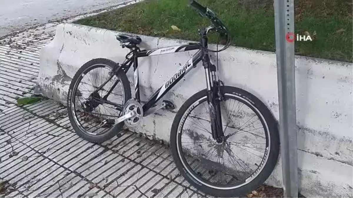 Otomobile çarpan bisiklet sürücüsü yaralandı