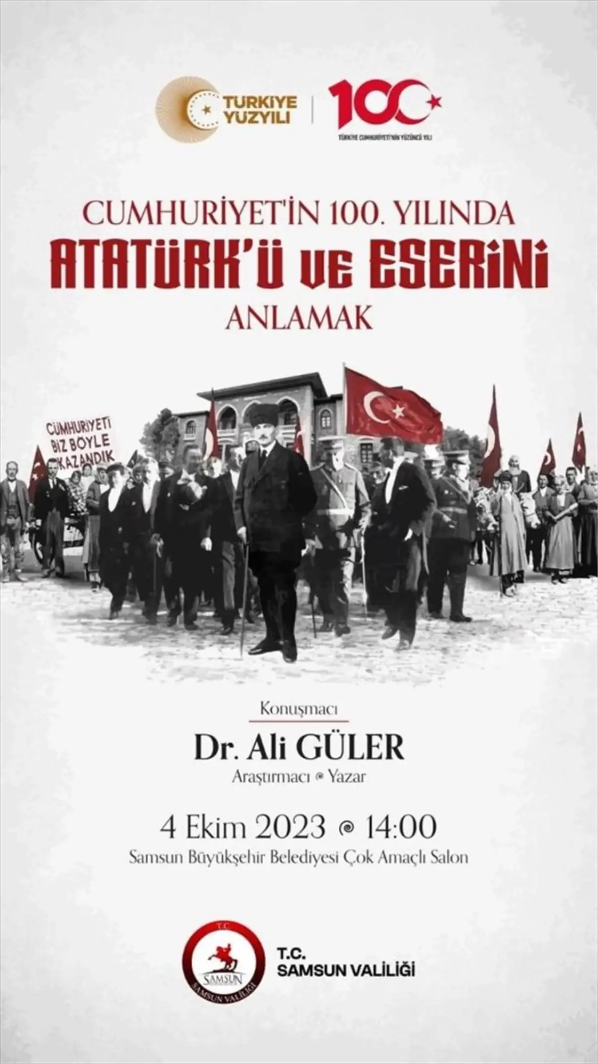 Atatürk ve Eserlerini Anlamak Konferansı Düzenlenecek