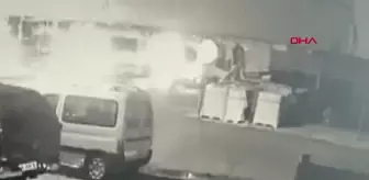Antalya'da kaza anı kamerada