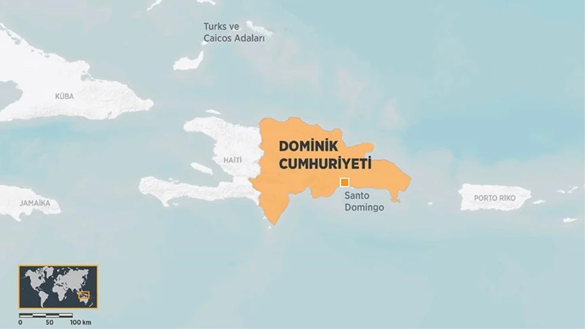 Dominik hangi yarım kürede, hangi kıtada? Dominik Cumhuriyeti\'nin konumu ve harita bilgisi