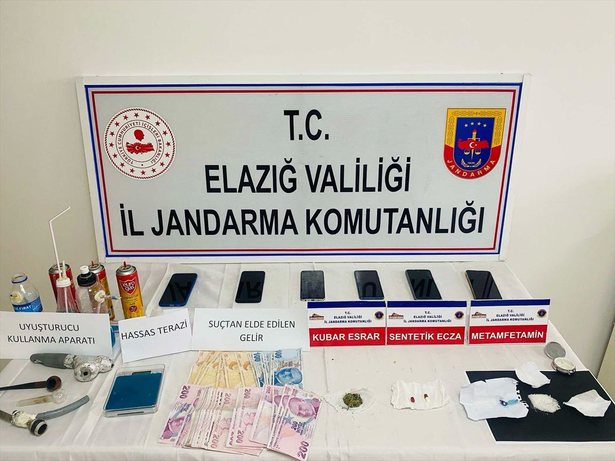 Elazığ\'da Uyuşturucu Operasyonunda 6 Şüpheli Gözaltına Alındı