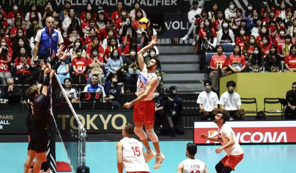 A Milli Erkek Voleybol Takımı, Japonya\'ya mağlup oldu