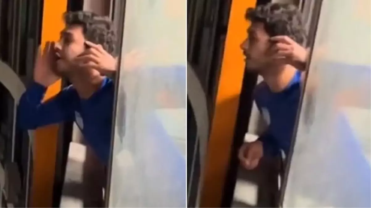 Öğrenci yurdunda Galatasaray\'a Şampiyonlar Ligi\'ni getiren gol sonrası benzeri görülmemiş kutlama