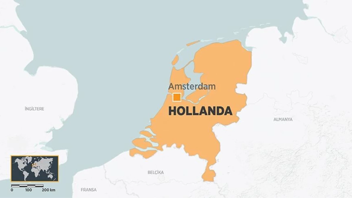 Hollanda hangi yarım kürede, hangi kıtada? Hollanda\'nın konumu, para birimi, başkenti ve harita bilgisi