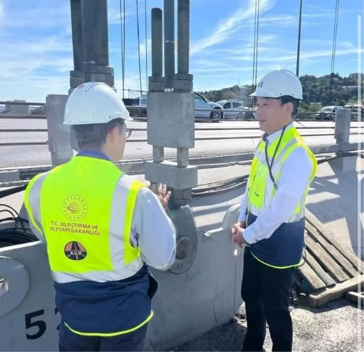 Japon Büyükelçi Fatih Sultan Mehmet Köprüsü\'nü İnceledi