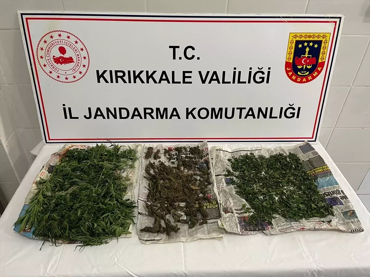 Kırıkkale\'de saman yığınında esrar bulundu, bir şüpheli gözaltına alındı