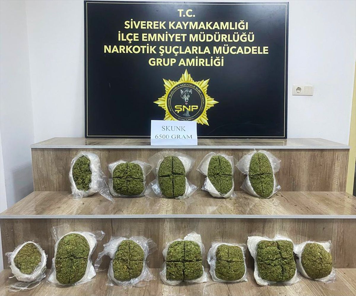 Şanlıurfa\'da Otobüste Uyuşturucu Operasyonu: 6,5 Kilogram Madde Ele Geçirildi