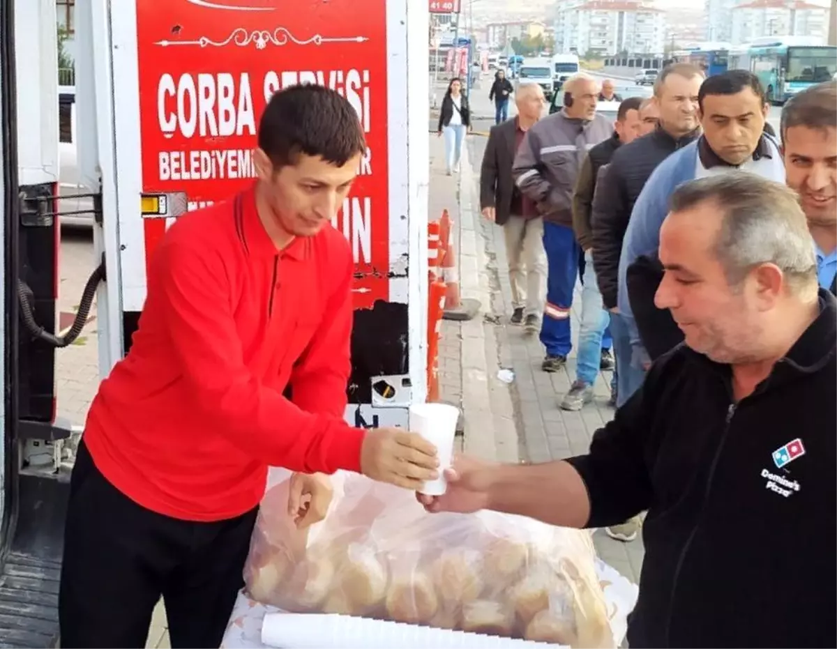 Sincan Belediyesi Tarafından Çorba İkramı Devam Ediyor