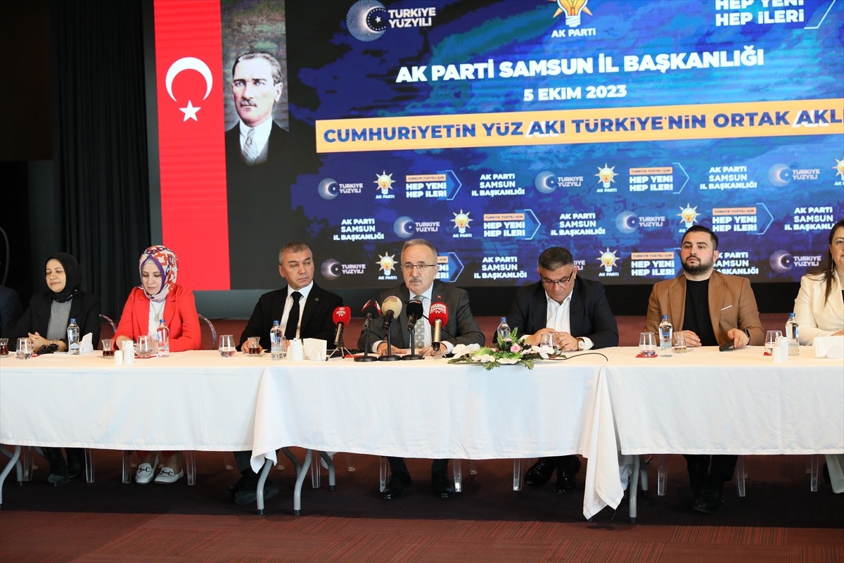 AK Parti Samsun İl Başkanı Köse, partisinin olağanüstü kongresi öncesi açıklamada bulundu