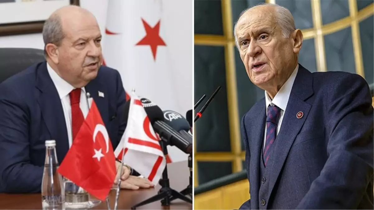 Bahçeli\'nin \'\'Kıbrıs Devleti\'\' çıkışına, KKTC Cumhurbaşkanı Tatar\'dan teşekkür geldi