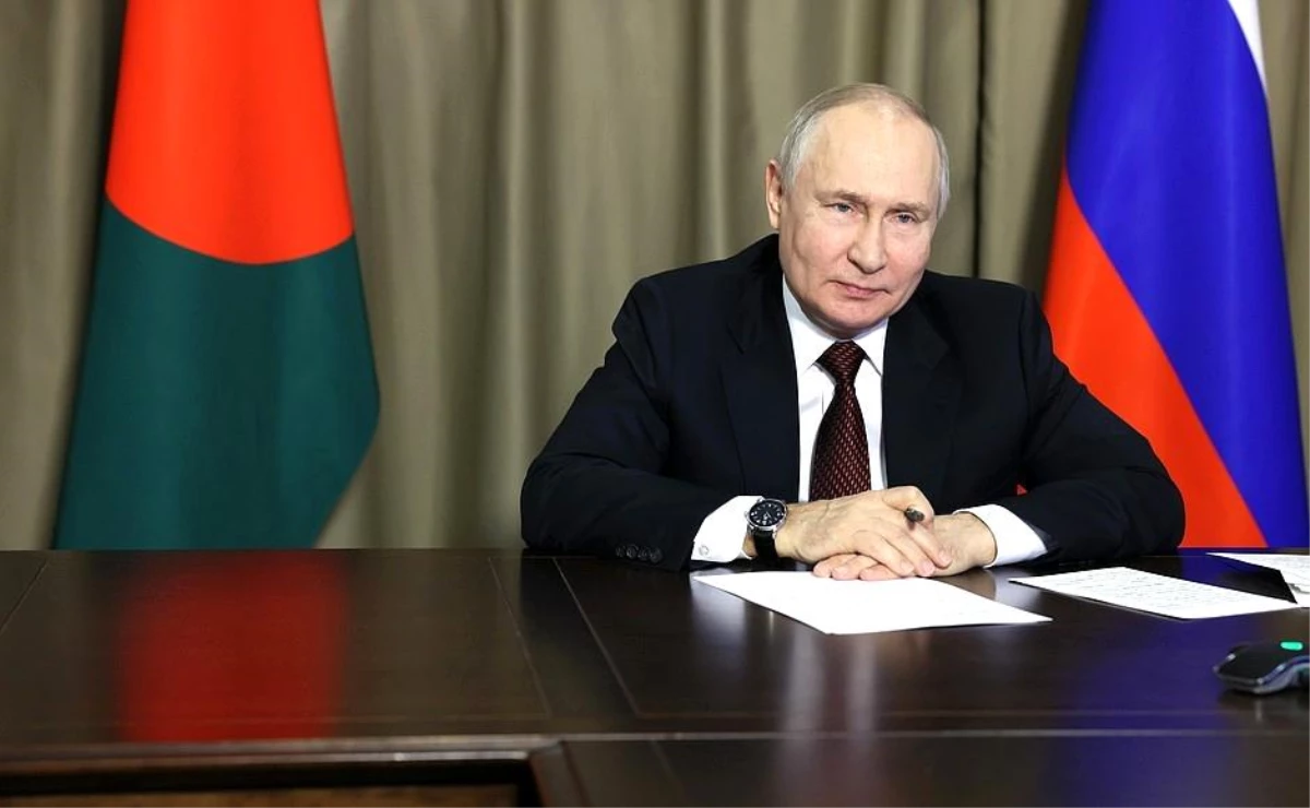 Putin: Bangladeş\'in enerji ihtiyacının yüzde 10\'u karşılanacak