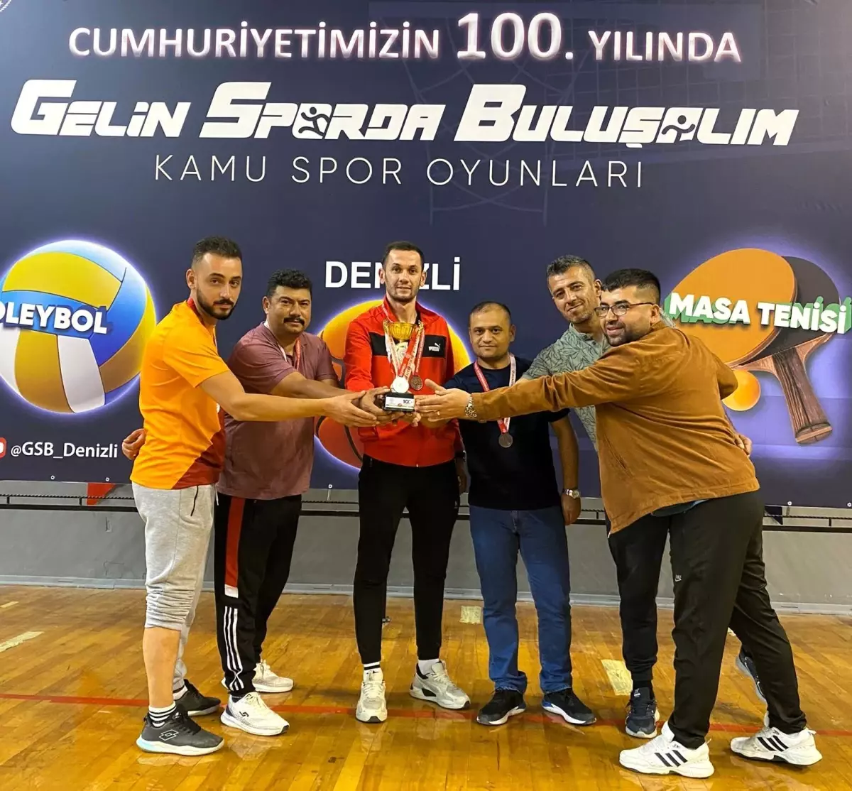 Çameli Belediyesi Voleybol Takımı Kamu Spor Oyunları Turnuvasında 3. Oldu