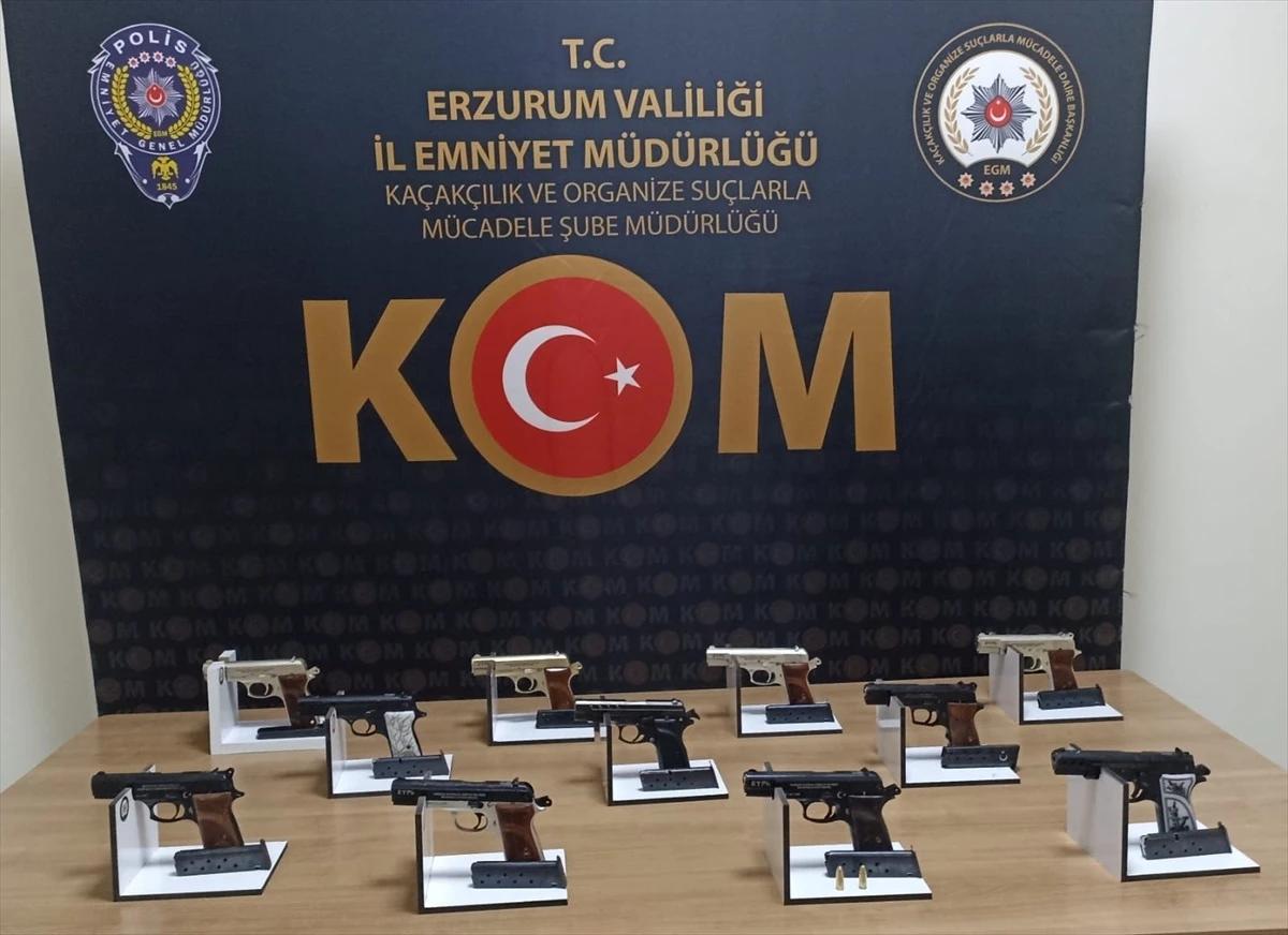 Erzurum\'da Silah Kaçakçılığı Operasyonunda 1 Kişi Tutuklandı