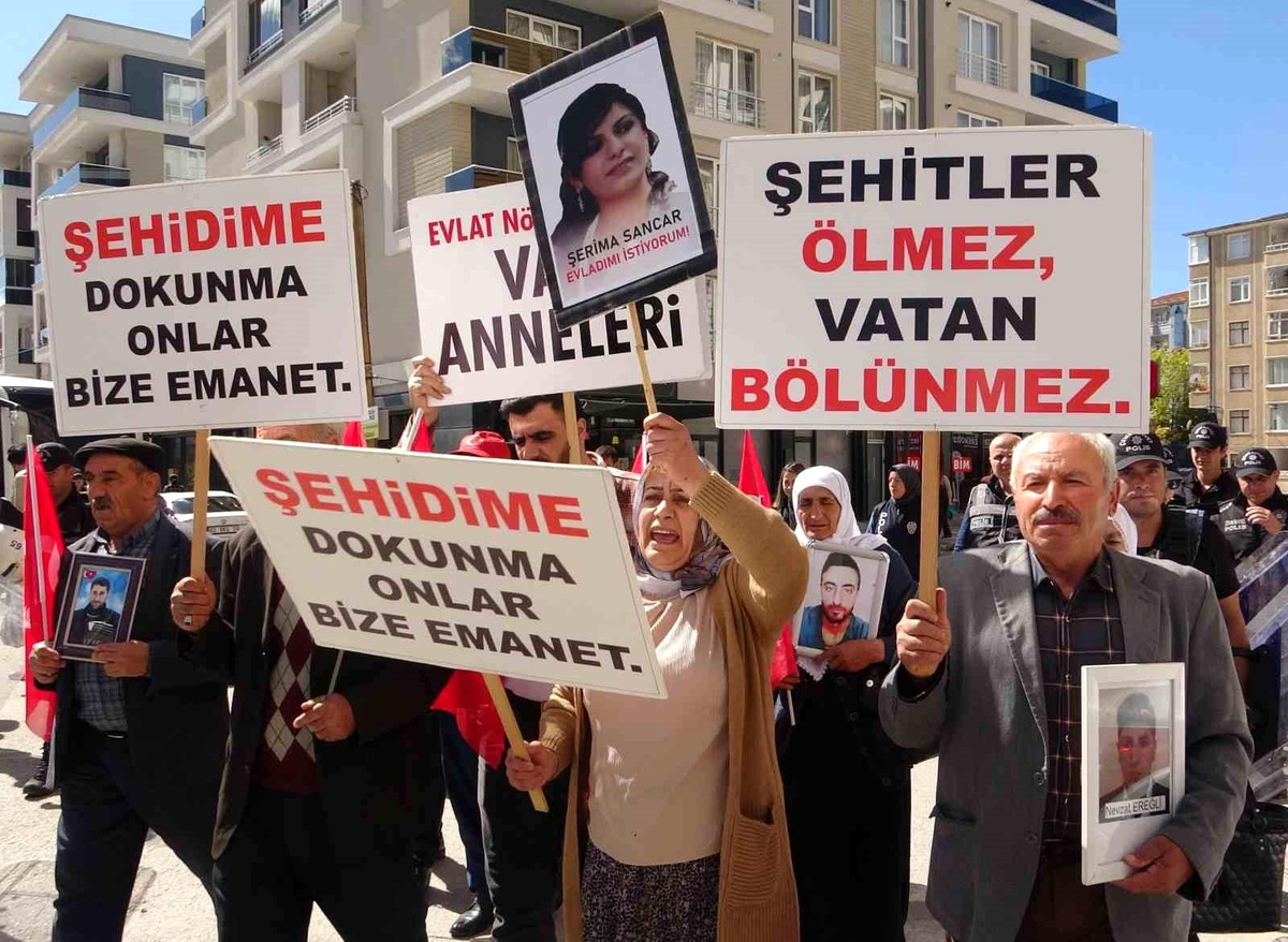 Van\'da PKK tarafından çocukları dağa kaçırılan aileler eylemlerini sürdürüyor