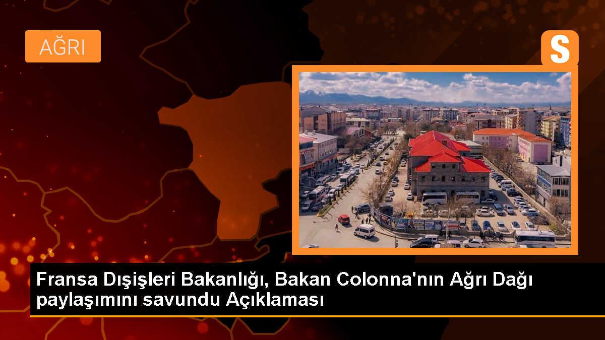 Fransa Dışişleri Bakanı\'nın Ağrı Dağı paylaşımı tartışma yarattı
