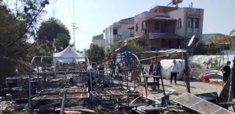 Samandağ'da çadırları yanan aile konteynere yerleştirildi