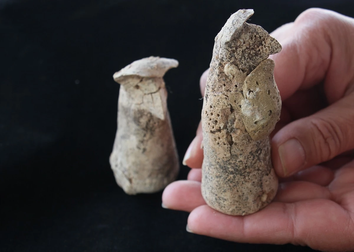 Ulucak Höyüğü\'nde 5 bin 700 yıllık figürinler bulundu