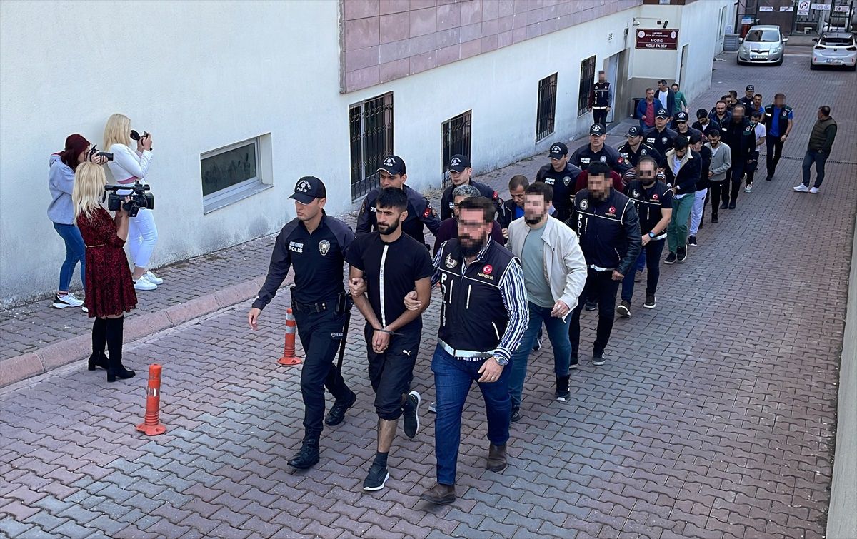 Kayseri\'de düzenlenen uyuşturucu operasyonunda 15 şüpheli adliyeye sevk edildi