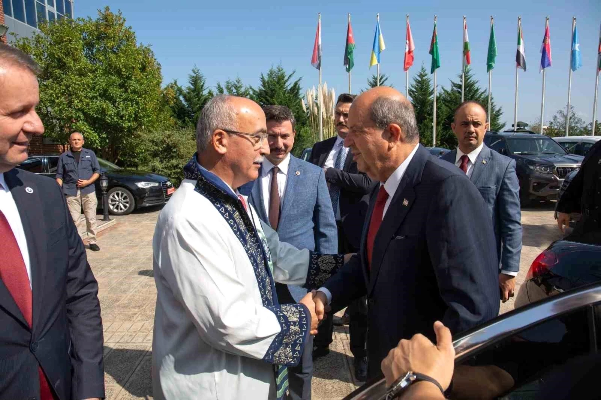 KKTC Cumhurbaşkanı Ersin Tatar\'a fahri doktora ünvanı verildi