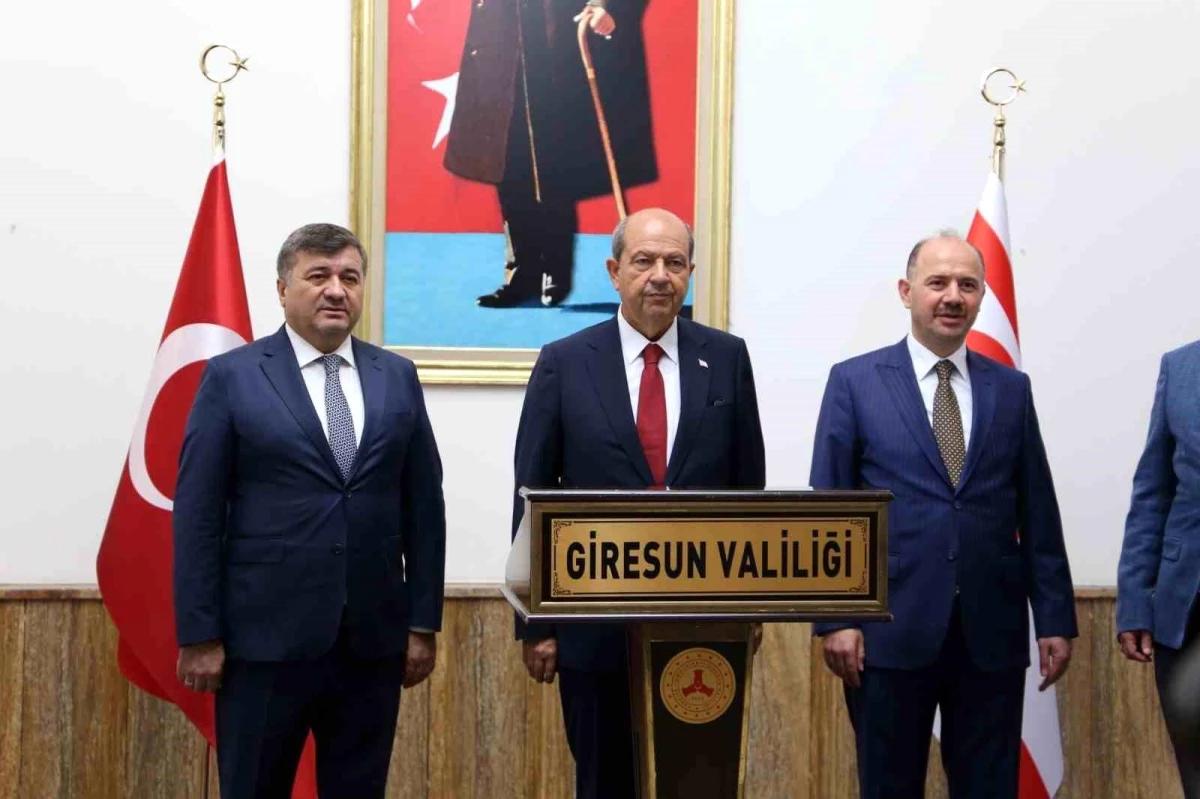 KKTC Cumhurbaşkanı Ersin Tatar Giresun Kalesi\'ni ziyaret etti