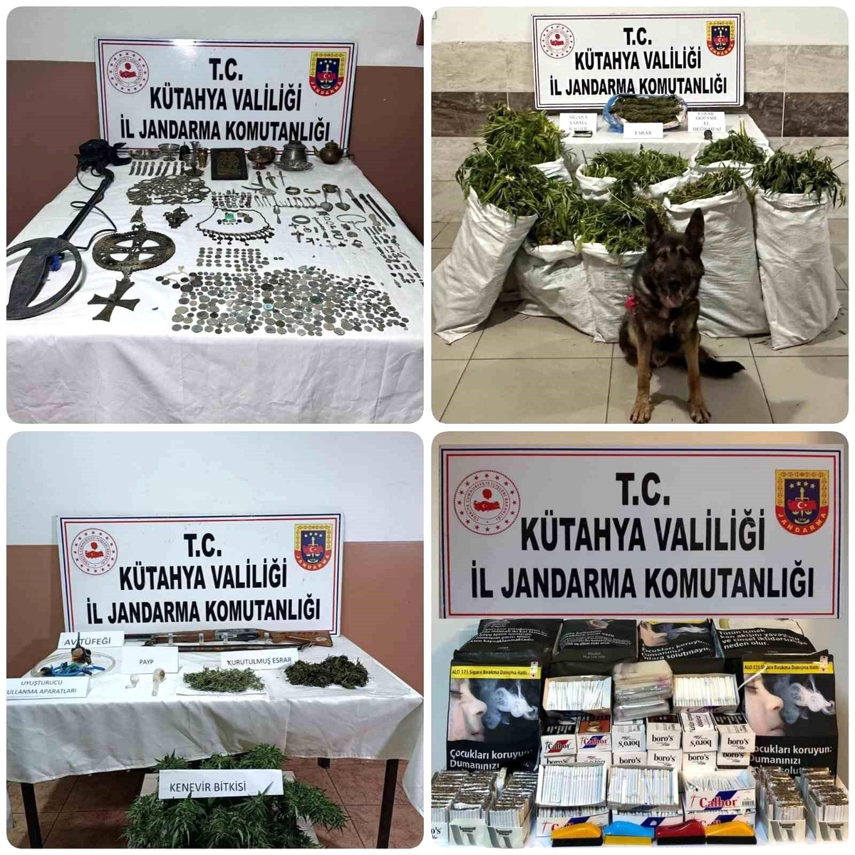 Kütahya\'da 18 operasyonda 30 şüpheli yakalandı