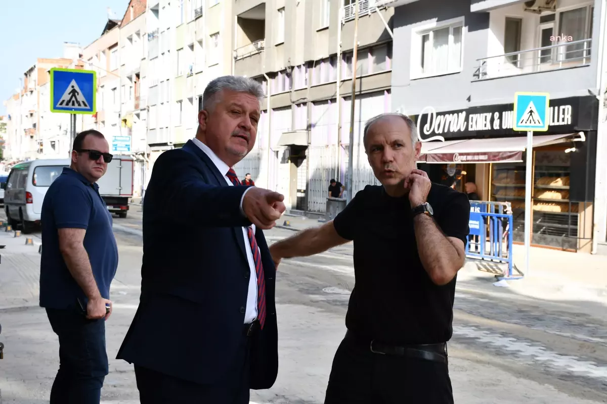 Lüleburgaz Belediyesi Emrullah Efendi Caddesi\'ni Yeniledi