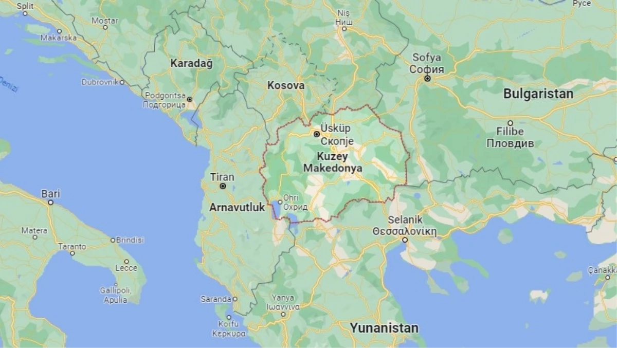 Makedonya hangi yarım kürede ve kıtada? Makedonya\'nın konumu, nüfusu ve harita bilgisi