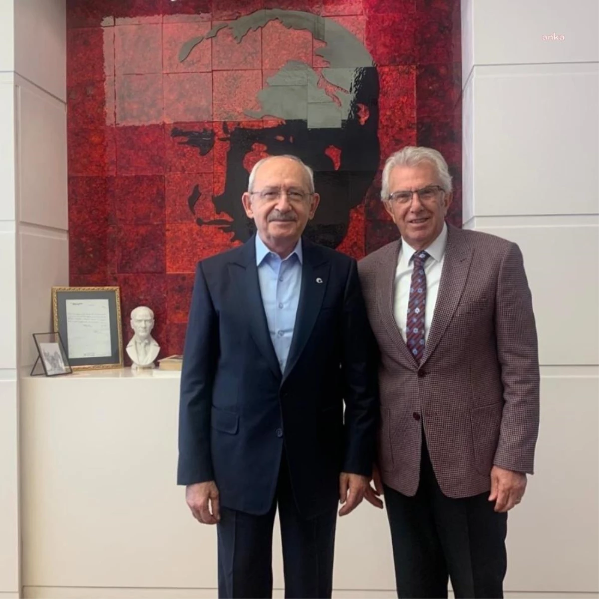 Ödemiş Belediye Başkanı Mehmet Eriş, CHP Genel Başkanı Kemal Kılıçdaroğlu\'nu ziyaret etti