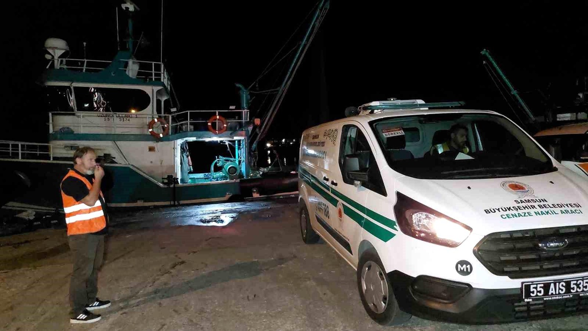 Samsun\'da balıkçıların ağına ceset takıldı