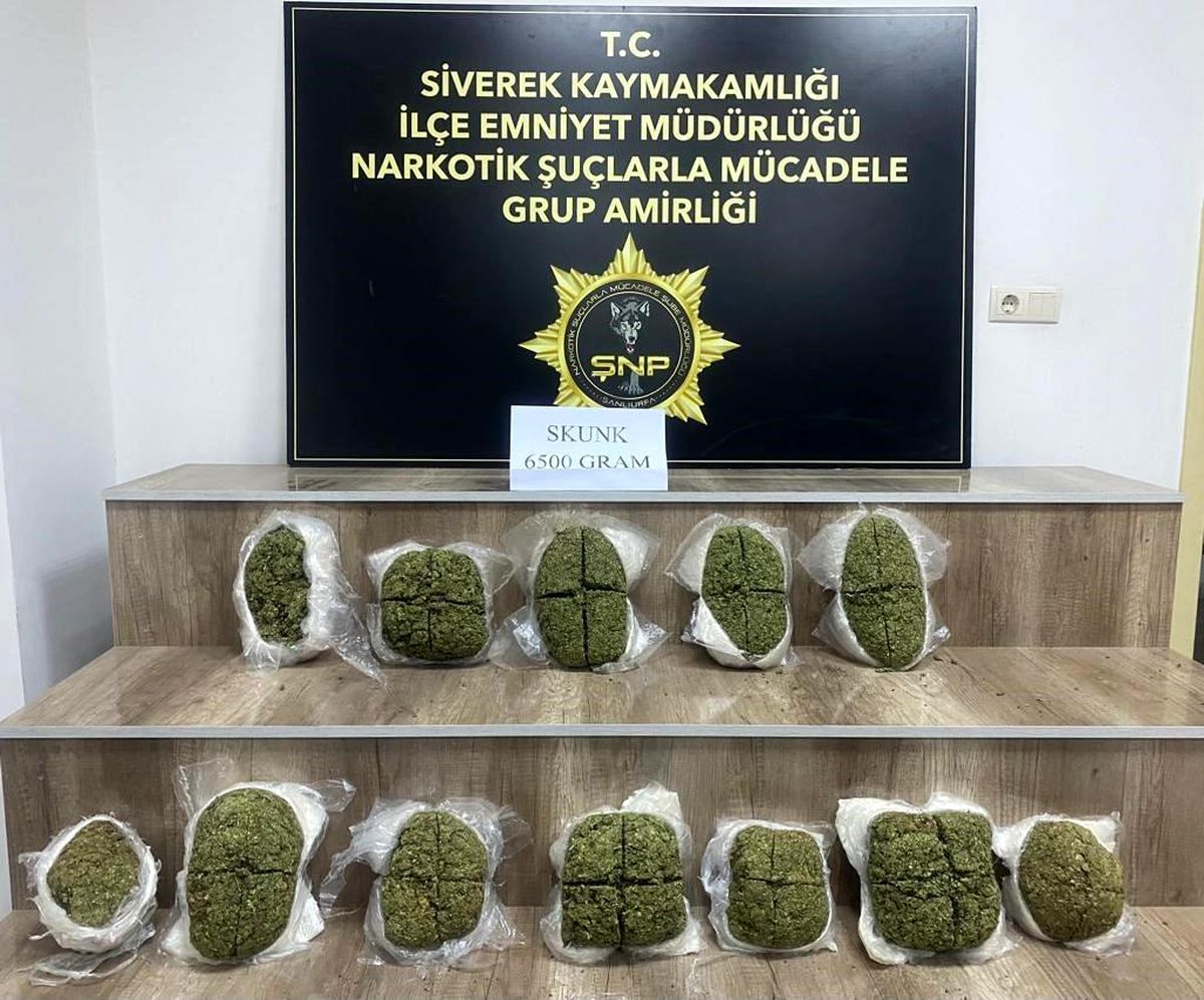 Şanlıurfa\'da 6 Kilo Uyuşturucu Ele Geçirildi