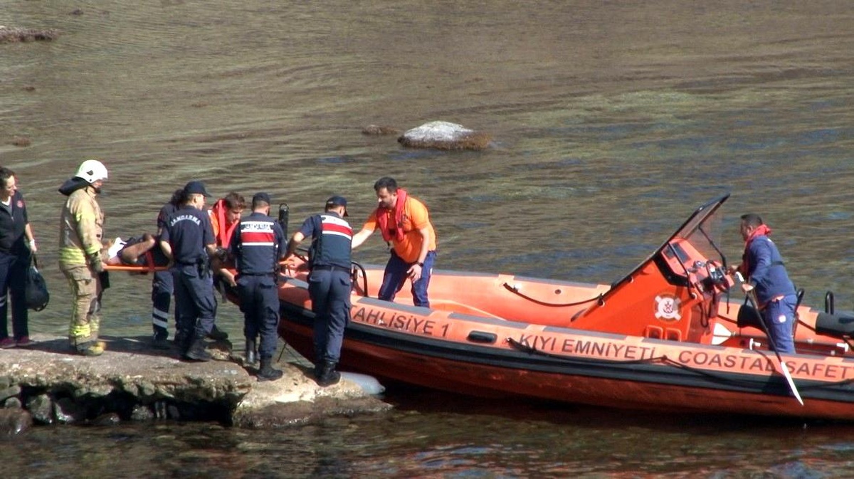 Sarıyer\'de Çeşmeden Su Doldururken Kaza Geçiren Şahıs Kurtarıldı