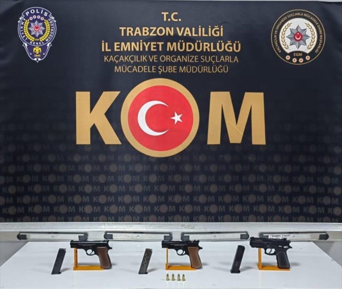 Trabzon\'da kaçak silah operasyonu: 2 şüpheli yakalandı