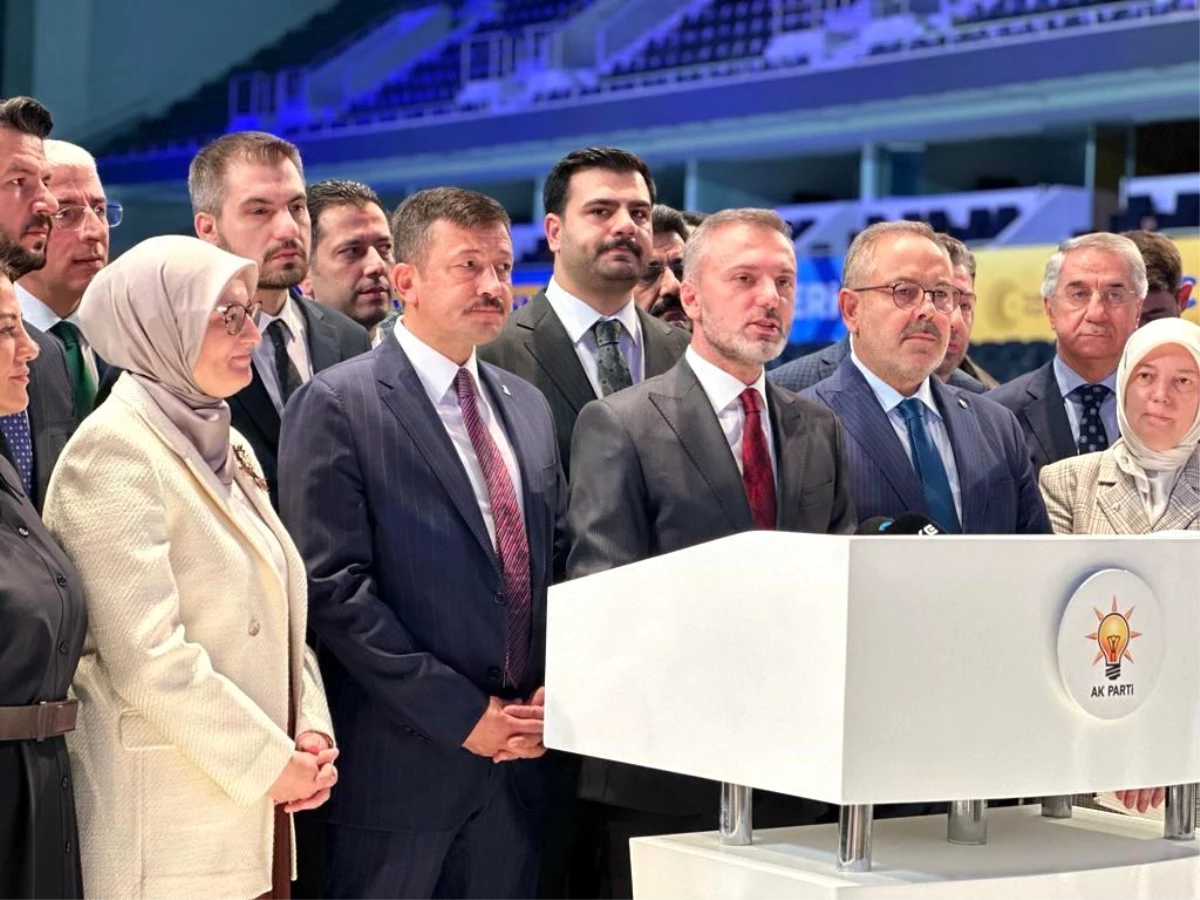 AK Parti Genel Başkan Yardımcıları Kongre Öncesi Açıklama Yaptı
