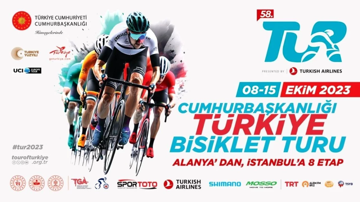 58. Cumhurbaşkanlığı Türkiye Bisiklet Turu 08-15 Ekim 2023 Tarihleri Arasında Düzenlenecek