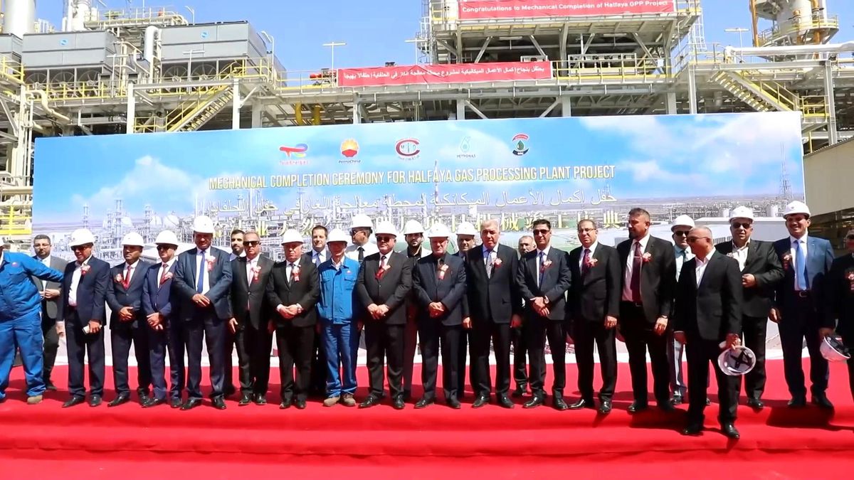 Çinli enerji şirketleri, Irak\'ta doğalgaz işleme fabrikasını tamamladı