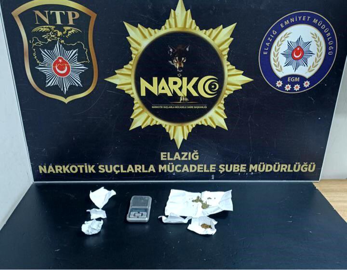 Elazığ\'da Uyuşturucu Operasyonu: 4 Kişiye Yasal İşlem Yapıldı