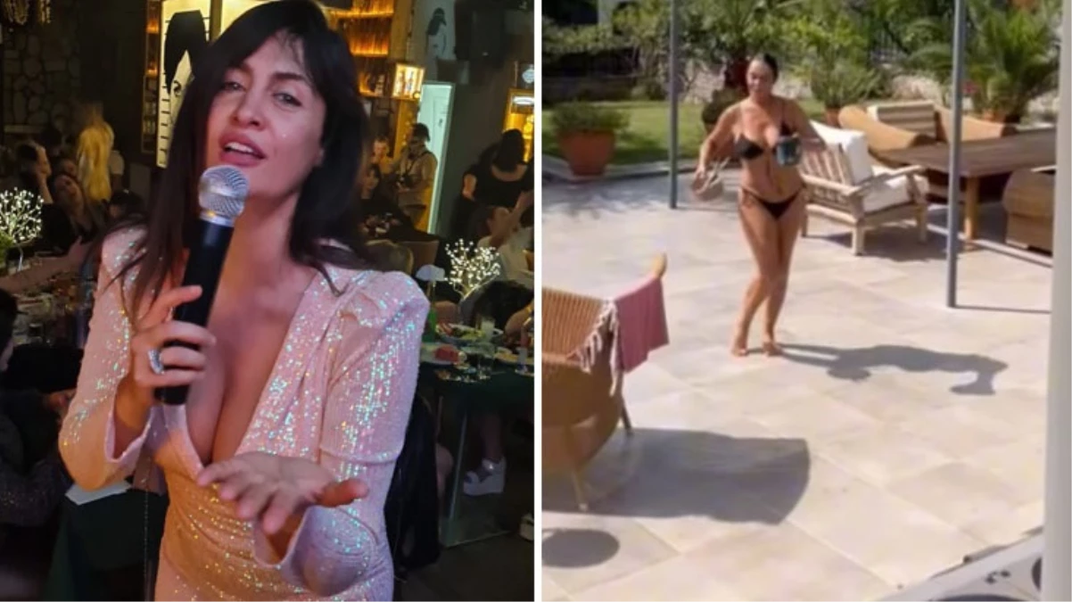 Hülya Avşar bikiniyle dans edip yaza veda etti, Tuğba Ekinci\'den yorum gecikmedi