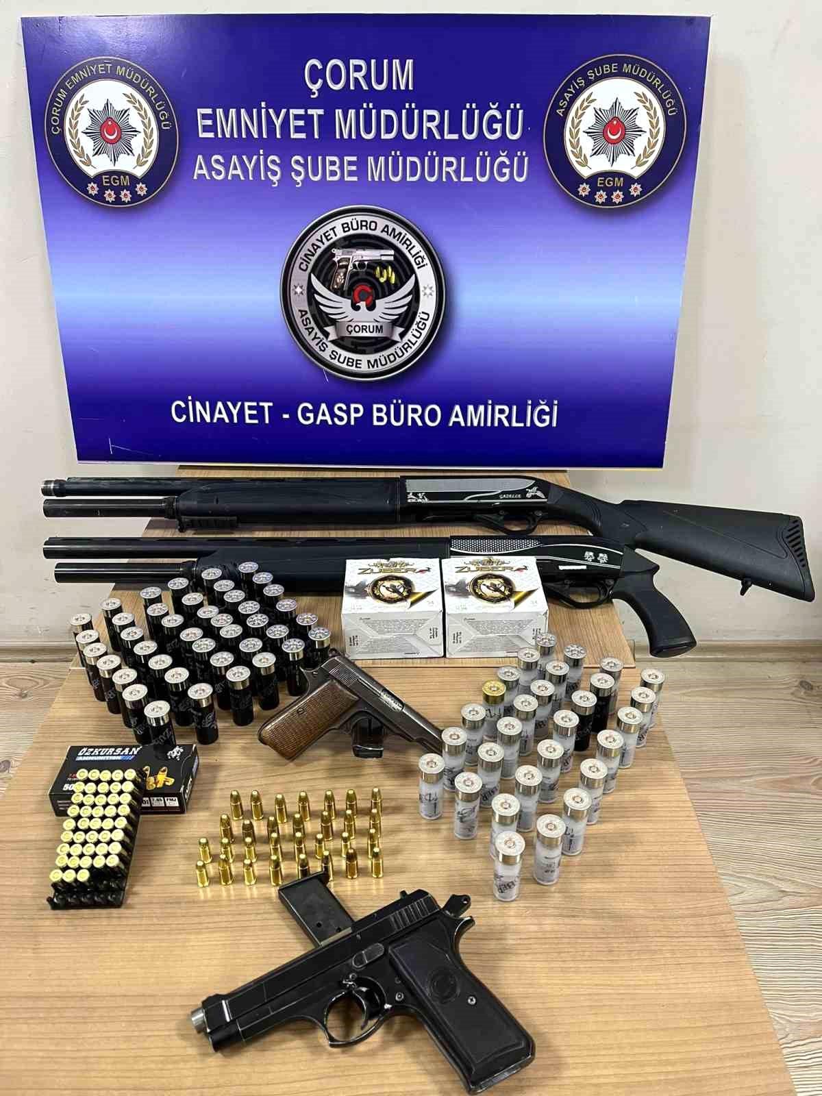 Çorum\'da iş yerine silahlı saldırı: 4 gözaltı
