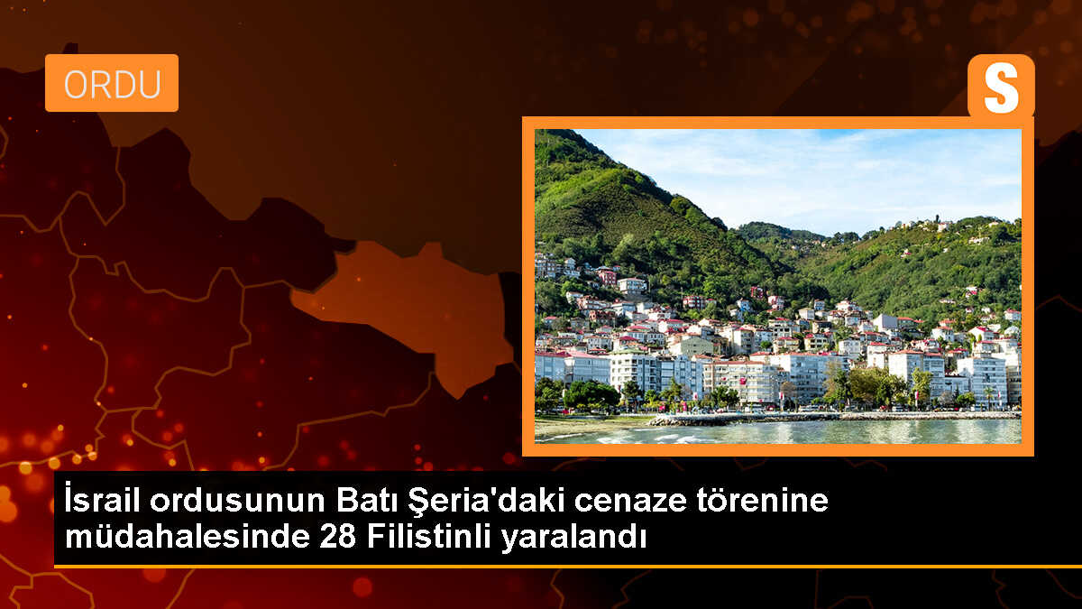 İsrail askerleri Filistinli cenazesine müdahalede 28 kişiyi yaraladı