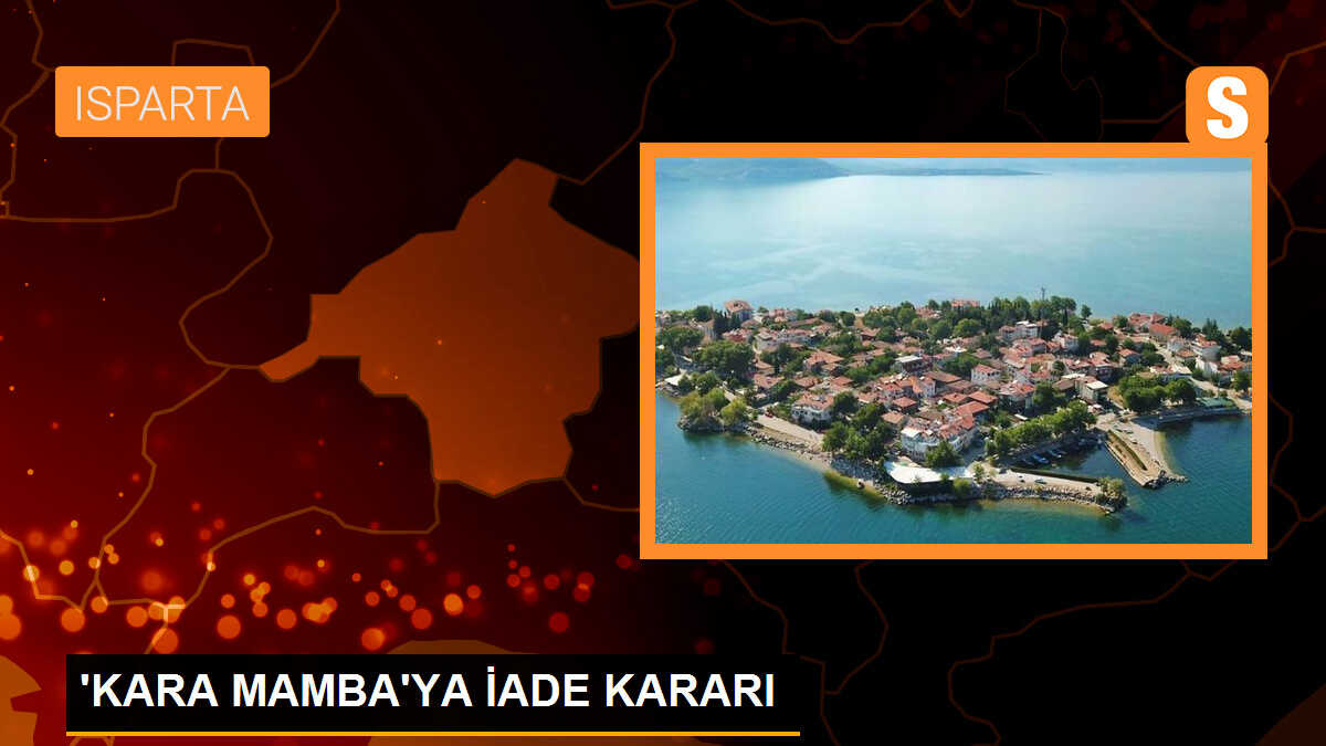 Uyuşturucu Baronunun Sağ Kolu \'Kara Mamba\' Hollanda\'ya İade Edilecek